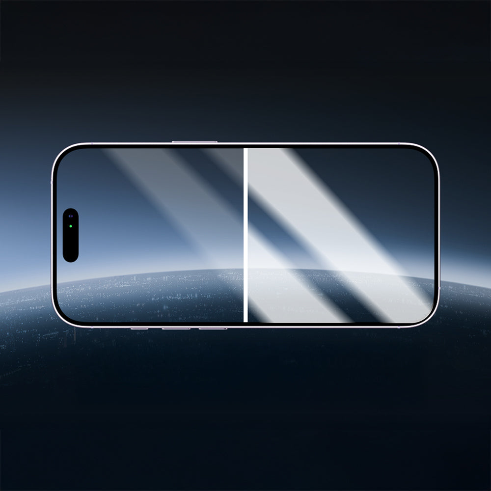 Apple iPhone 16 Pro Youngkit 2.5D Anti Reflective Parmak İzi Bırakmayan Temperli Cam Ekran Koruyucu