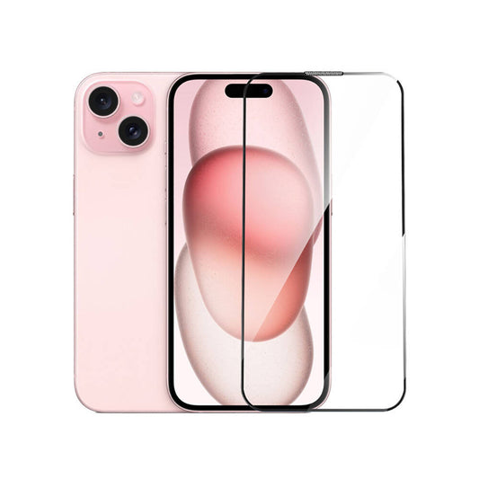 iPhone 16 Wiwu GT-014 Polimer Oleofobik Kaplama Şeffaf Pürüzsüz Temperli Cam Ekran Koruyucu 25'li Paket
