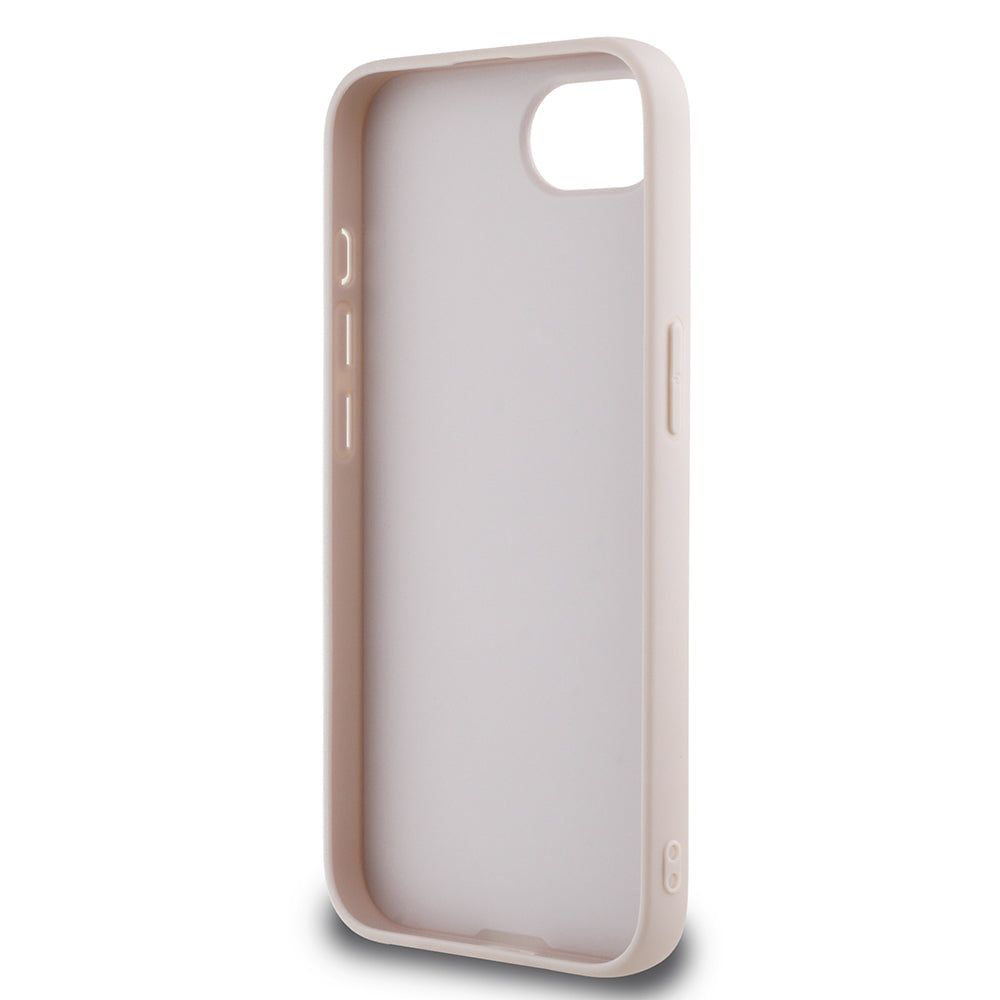 iPhone 16E Kılıf Guess Orjinal Lisanslı 4G Büyük Metal Logolu Glitter Kapak