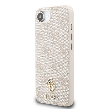 iPhone 16E Kılıf Guess Orjinal Lisanslı M-safe Şarj Özellikli Small 4G Classic Kapak