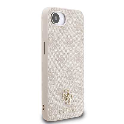 iPhone 16E Kılıf Guess Orjinal Lisanslı M-safe Şarj Özellikli Small 4G Classic Kapak