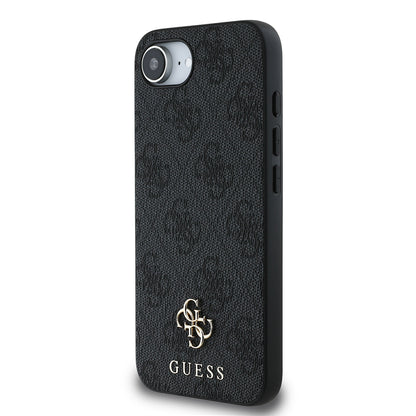 iPhone 16E Kılıf Guess Orjinal Lisanslı M-safe Şarj Özellikli Small 4G Classic Kapak