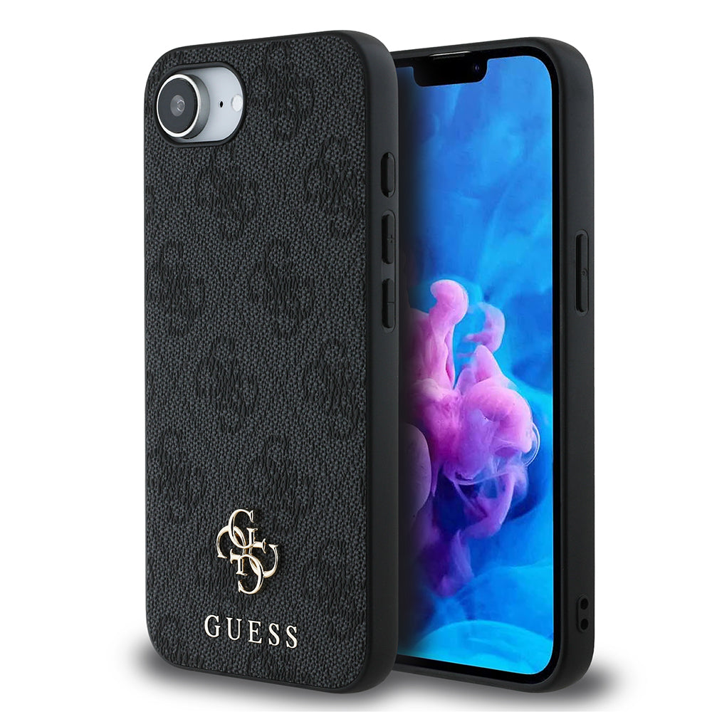 iPhone 16E Kılıf Guess Orjinal Lisanslı M-safe Şarj Özellikli Small 4G Classic Kapak