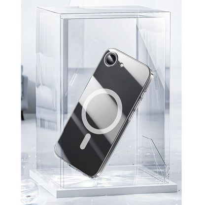 iPhone 16E Kılıf M-safe Şarj Özellikli Benks Crystal Serisi Şeffaf Kapak