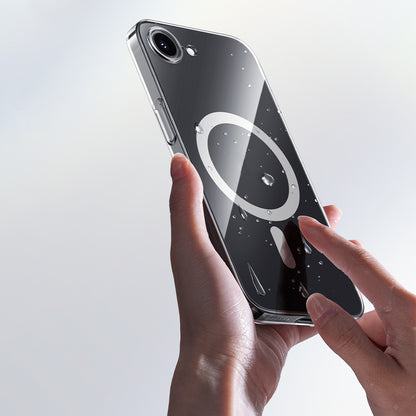 iPhone 16E Kılıf M-safe Şarj Özellikli Benks Crystal Serisi Şeffaf Kapak