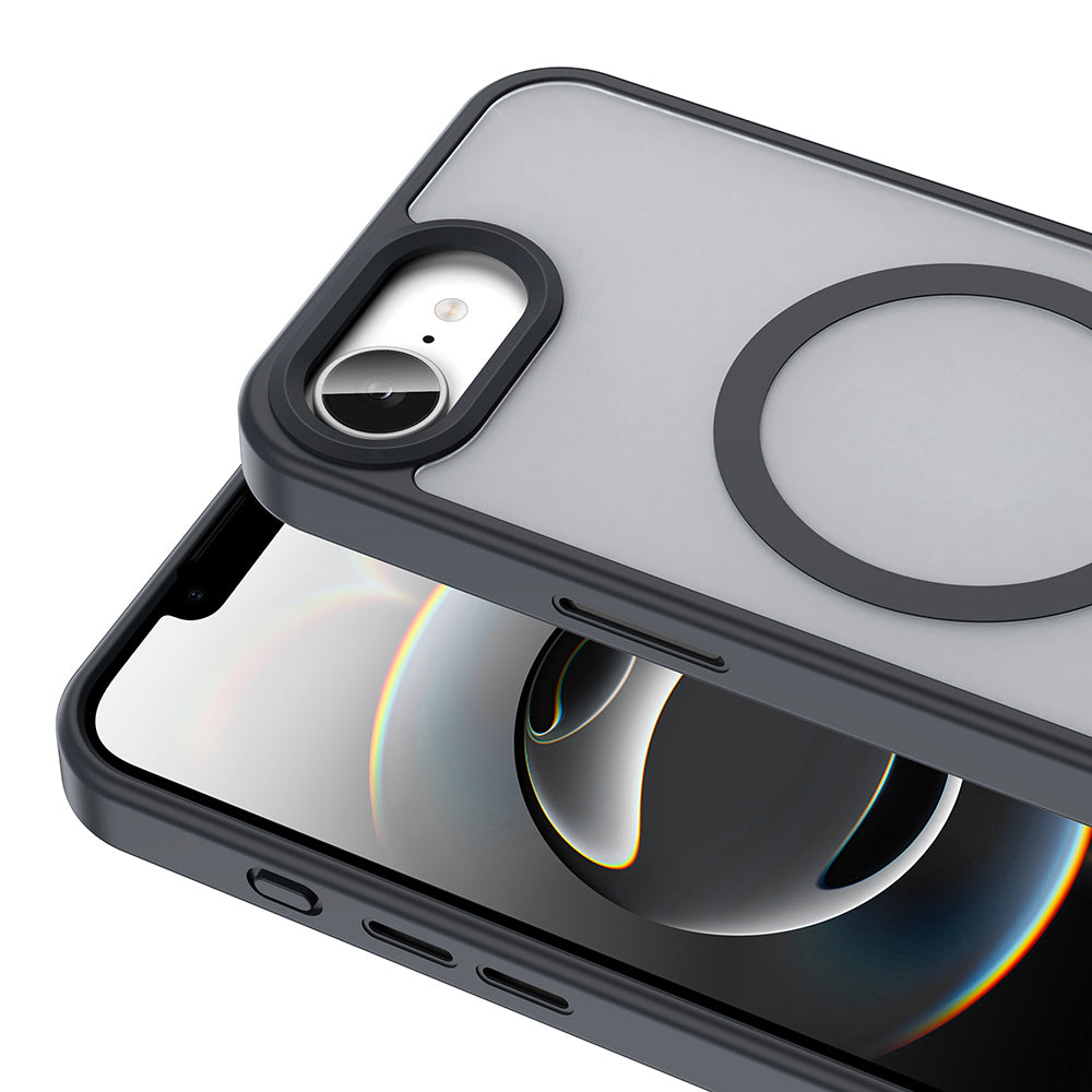 Apple iPhone 16E Kılıf M-safe Şarj Özellikli Mat Arka Yüzey Zore Sio Kapak