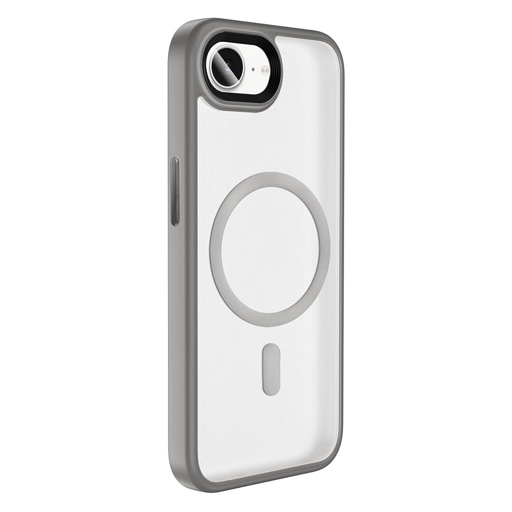Apple iPhone 16E Kılıf Mat Arka Yüzey Wireless Şarj Özellikli Zore Flet M-safe Kapak