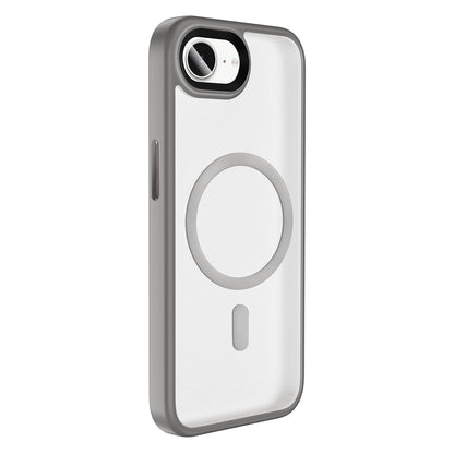 Apple iPhone 16E Kılıf Mat Arka Yüzey Wireless Şarj Özellikli Zore Flet M-safe Kapak