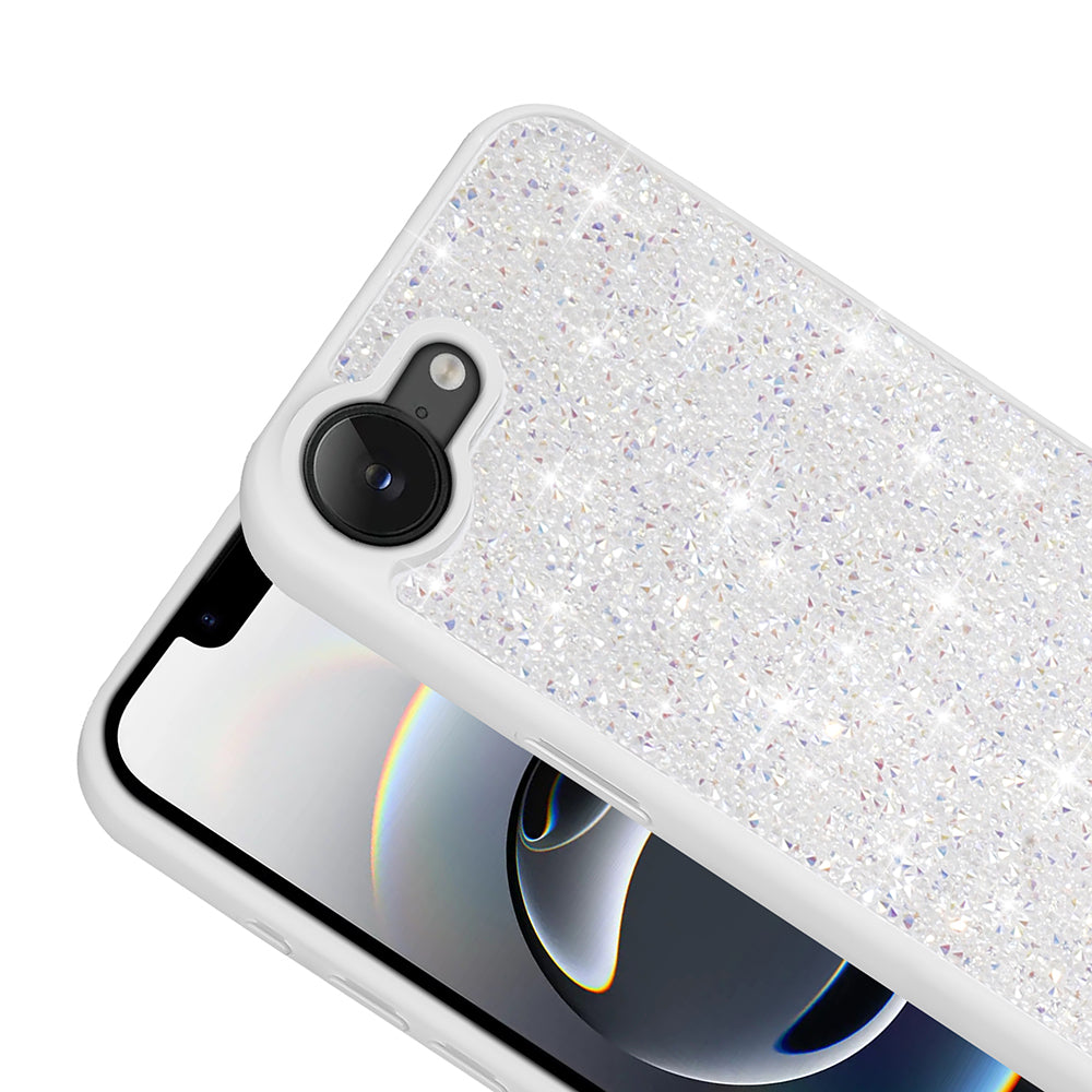 Apple iPhone 16E Kılıf Parlak Taşlı Tasarım Zore Pırlanta Kapak