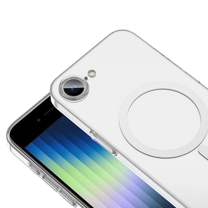 Apple iPhone 16E Kılıf Zore M-safe Şarj Özellikli Şeffaf Kamera Çerçeveli Porto Kapak