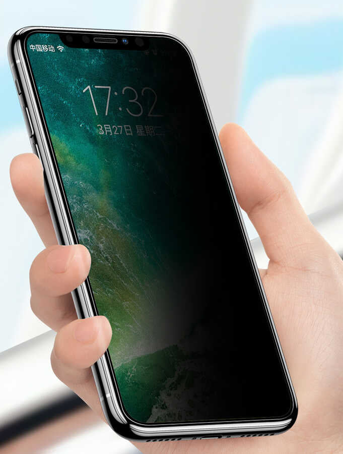 Apple iPhone 16E Zore Anti-Dust Privacy Temperli Ekran Koruyucu