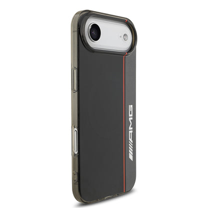 iPhone 17 Air Kılıf AMG Orjinal Lisanslı M-safe Şarj Özellikli IML Baskı Logolu Çift Katmanlı Bow Lines Kapak