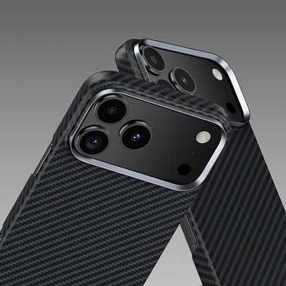 iPhone 17 Air Kılıf Benks M-safe Şarj Özellikli Metal Kamera Çerçeveli Magnetik ArmorAir 600D Kevlar Fiber Kapak