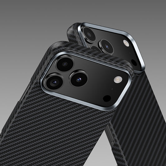 iPhone 17 Air Kılıf Benks M-safe Şarj Özellikli Metal Kamera Çerçeveli Magnetik ArmorAir 600D Kevlar Fiber Kapak