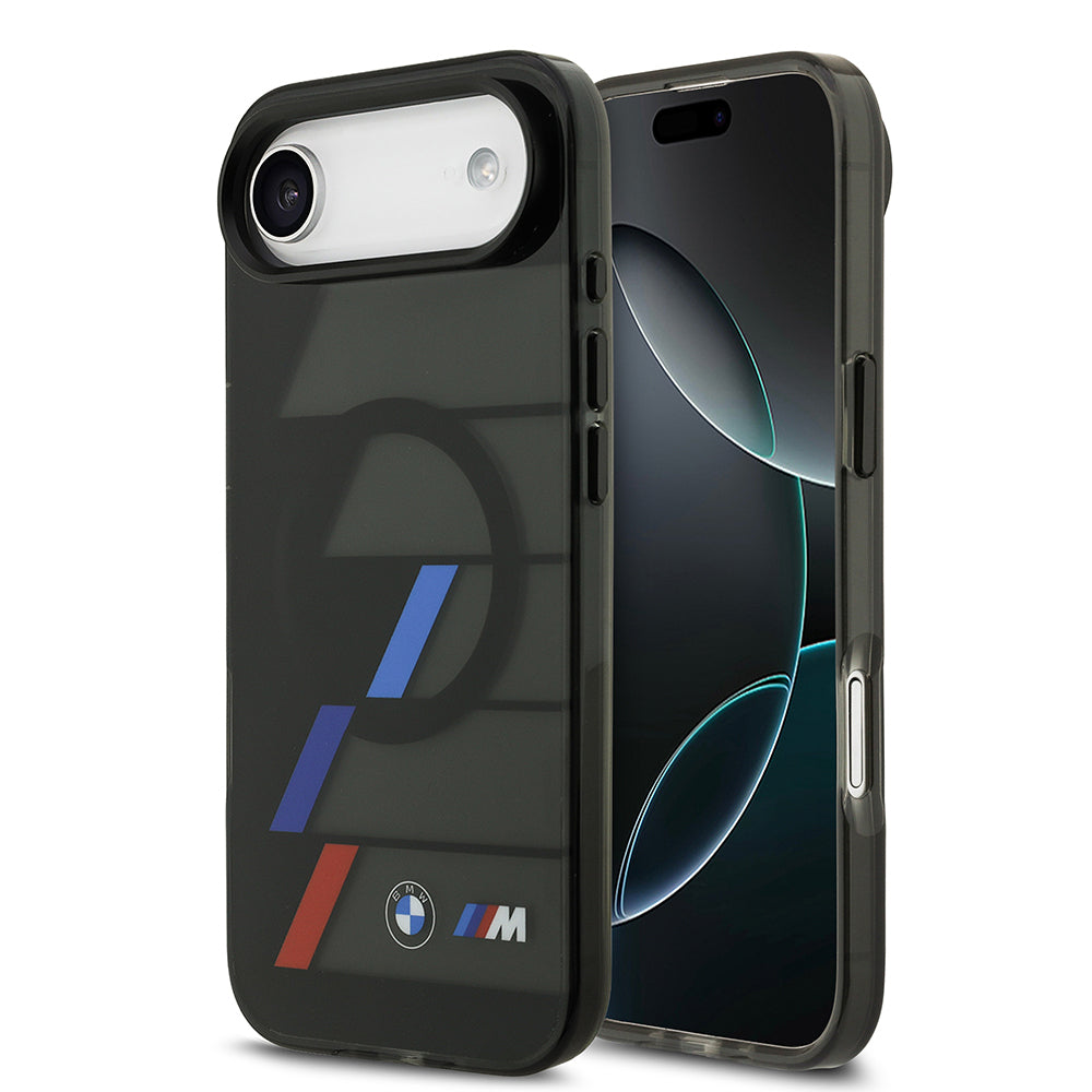 iPhone 17 Air Kılıf BMW Orjinal Lisanslı M-safe Şarj Özellikli IML Baskılı Üç Renkli M Dizayn Kapak