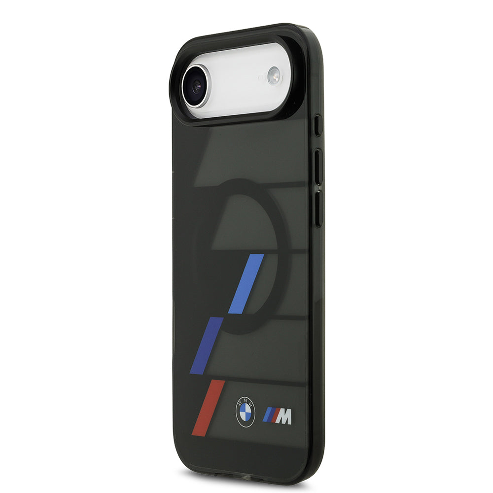 iPhone 17 Air Kılıf BMW Orjinal Lisanslı M-safe Şarj Özellikli IML Baskılı Üç Renkli M Dizayn Kapak