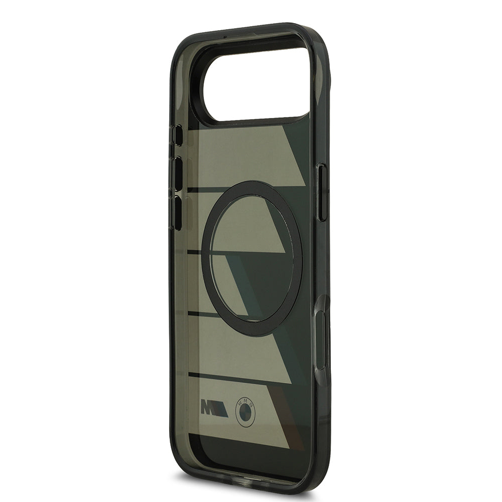 iPhone 17 Air Kılıf BMW Orjinal Lisanslı M-safe Şarj Özellikli IML Baskılı Üç Renkli M Dizayn Kapak