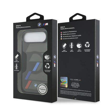 iPhone 17 Air Kılıf BMW Orjinal Lisanslı M-safe Şarj Özellikli IML Baskılı Üç Renkli M Dizayn Kapak