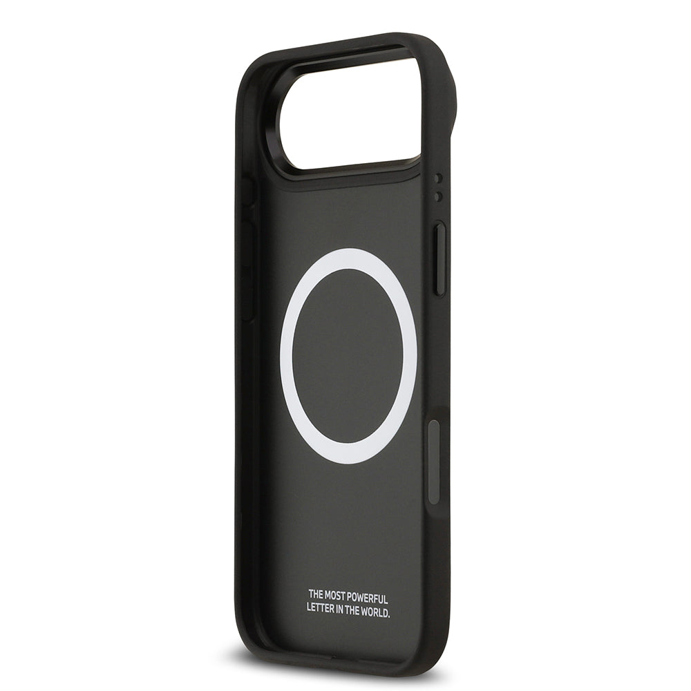 iPhone 17 Air Kılıf BMW Orjinal Lisanslı M-safe Şarj Özellikli Karbon Fiber Metal Logolu Kevlar Kapak