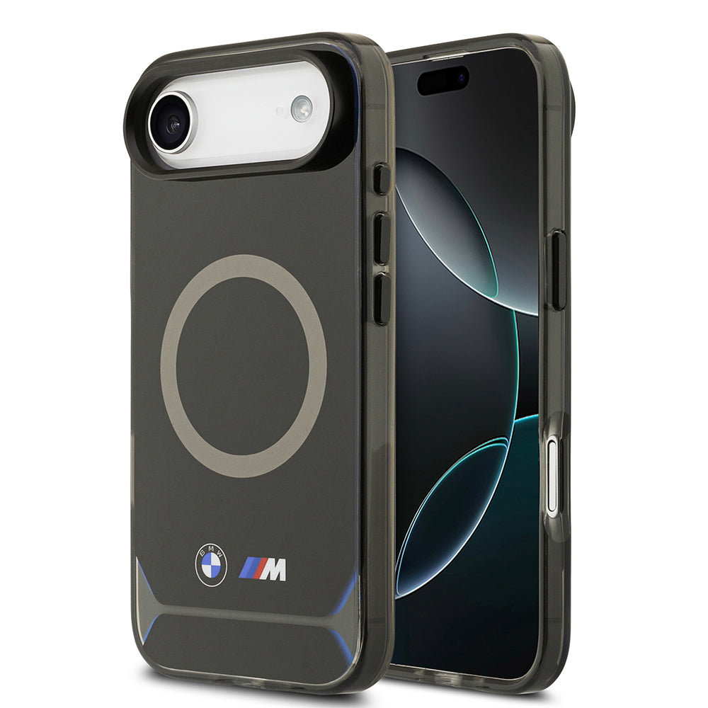 iPhone 17 Air Kılıf BMW Orjinal Lisanslı M-safe Şarj Özellikli Metal Buton Tasarımlı IML Baskılı M Dizayn Kapak