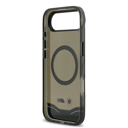 iPhone 17 Air Kılıf BMW Orjinal Lisanslı M-safe Şarj Özellikli Metal Buton Tasarımlı Tranparan M Dizayn Kapak