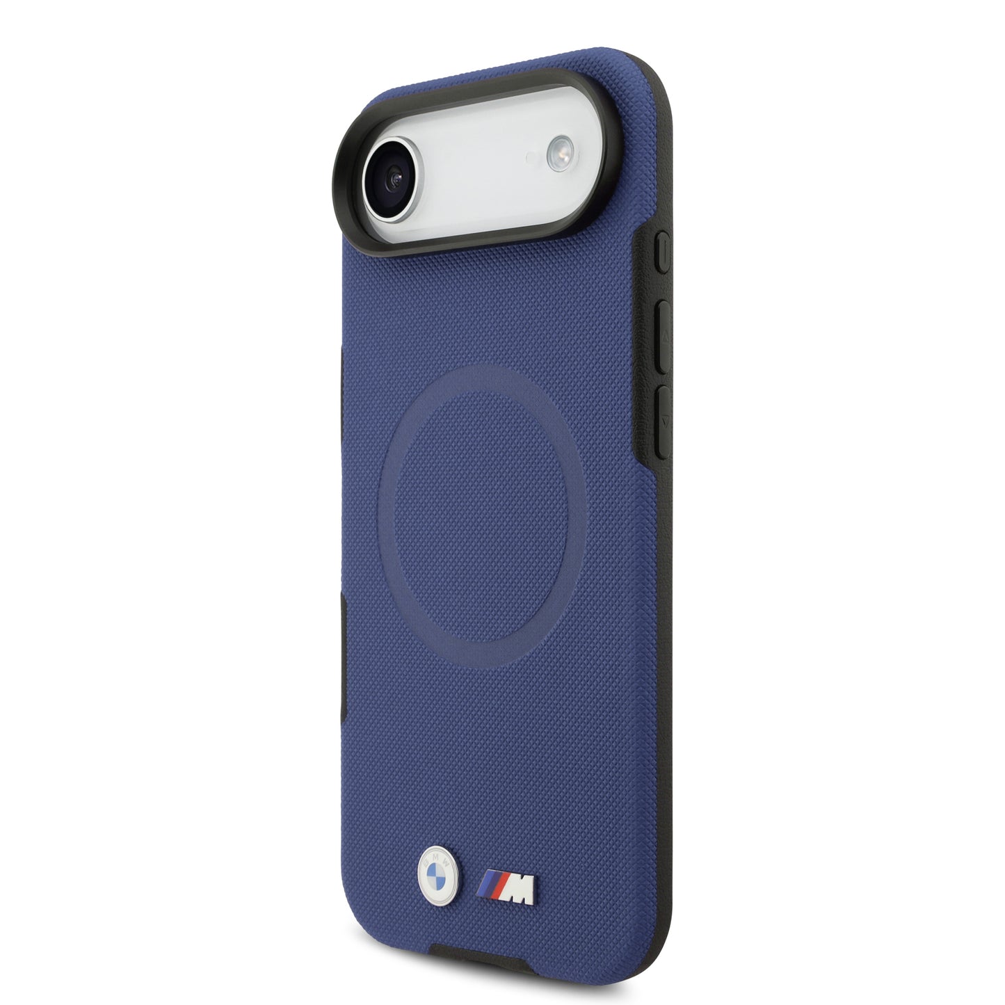 iPhone 17 Air Kılıf BMW Orjinal Lisanslı M-safe Şarj Özellikli Metal Logolu Delikli M Dizayn Deri Kapak