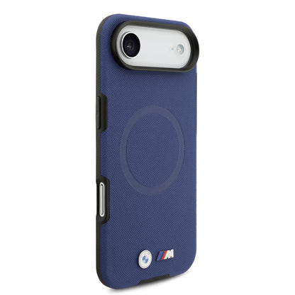 iPhone 17 Air Kılıf BMW Orjinal Lisanslı M-safe Şarj Özellikli Metal Logolu Delikli M Dizayn Deri Kapak