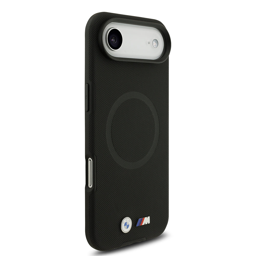 iPhone 17 Air Kılıf BMW Orjinal Lisanslı M-safe Şarj Özellikli Metal Logolu Delikli M Dizayn Deri Kapak