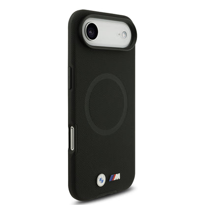 iPhone 17 Air Kılıf BMW Orjinal Lisanslı M-safe Şarj Özellikli Metal Logolu Delikli M Dizayn Deri Kapak