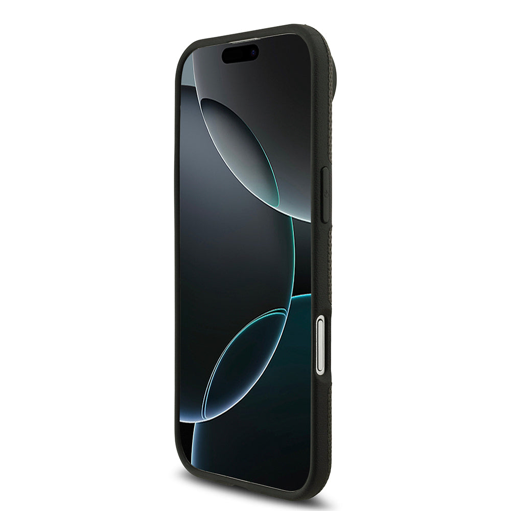 iPhone 17 Air Kılıf BMW Orjinal Lisanslı M-safe Şarj Özellikli Metal Logolu Delikli M Dizayn Deri Kapak
