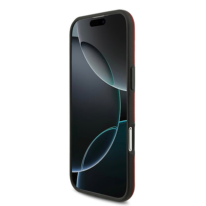 iPhone 17 Air Kılıf BMW Orjinal Lisanslı M-safe Şarj Özellikli Metal Logolu Delikli M Dizayn Deri Kapak