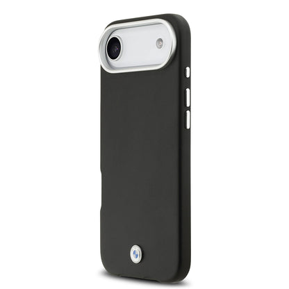 Apple iPhone 17 Air Kılıf BMW Orjinal Lisanslı M-safe Şarj Özellikli Metal Logolu Tam Kaplama Deri Kapak