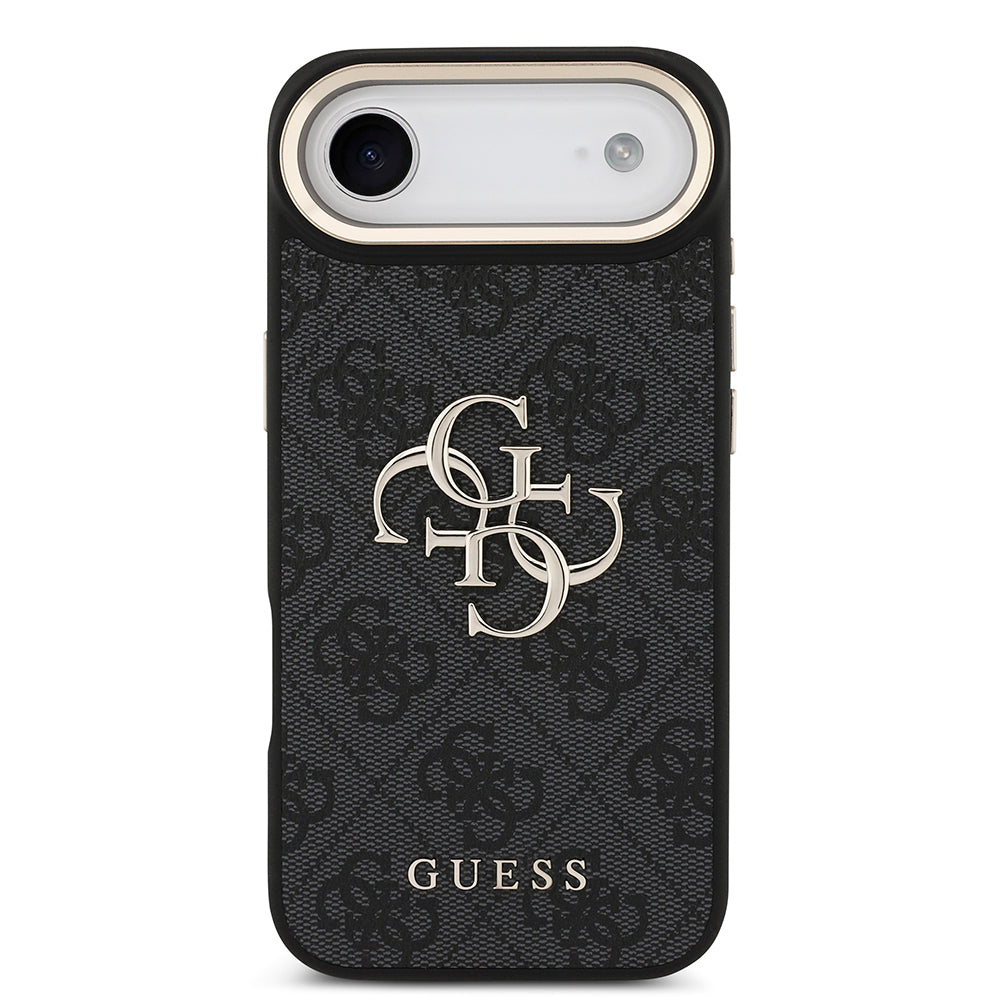 iPhone 17 Air Kılıf Guess Orjinal Lisanslı 4G Büyük Metal Logolu Kalın Askılı Kapak