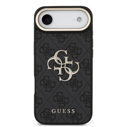 iPhone 17 Air Kılıf Guess Orjinal Lisanslı 4G Büyük Metal Logolu Kalın Askılı Kapak