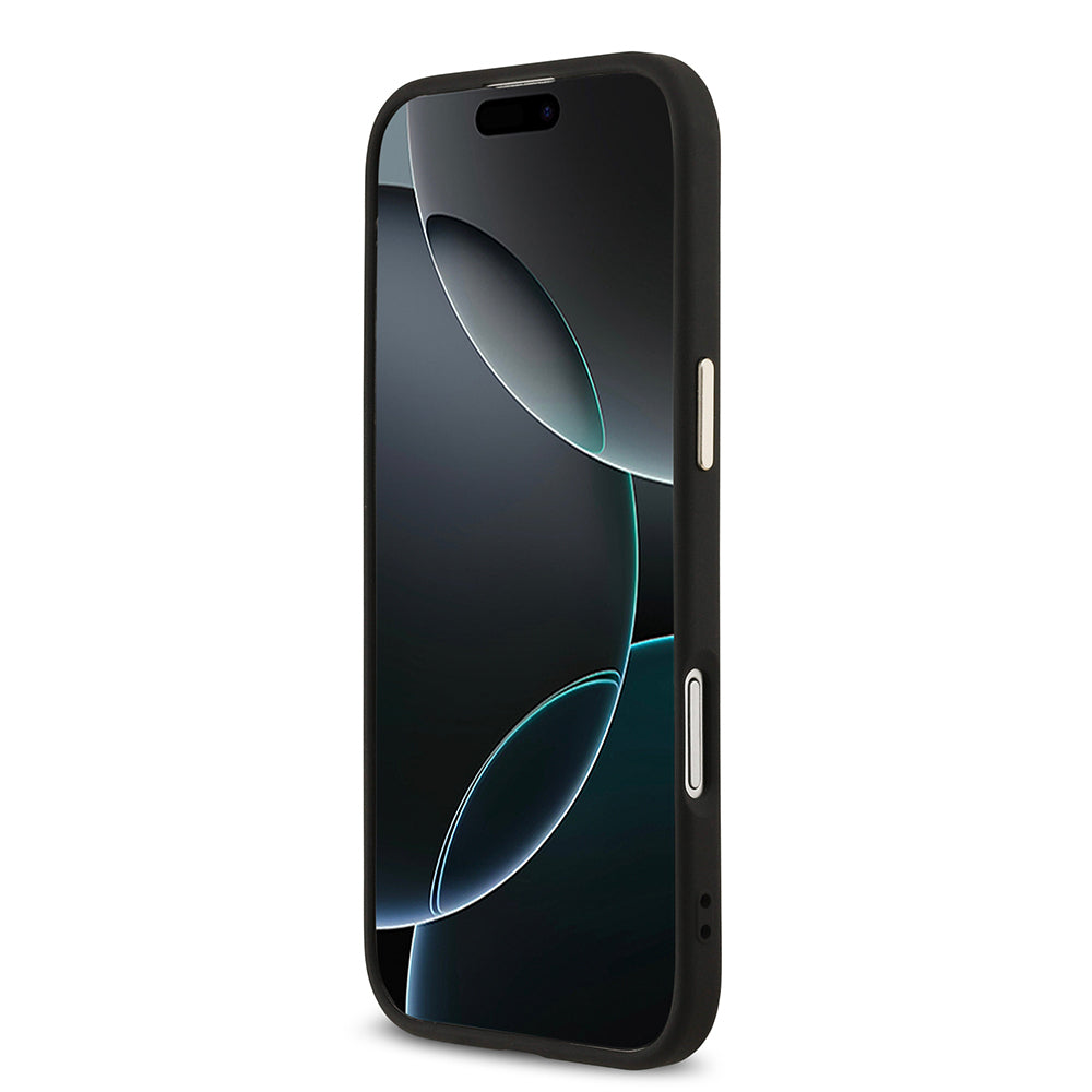 iPhone 17 Air Kılıf Guess Orjinal Lisanslı Gold Metal Kamera Çerçeveli 4G Desenli Metal Büyük 4G ve Yazı Logolu Kapak
