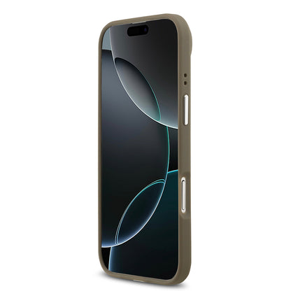 iPhone 17 Air Kılıf Guess Orjinal Lisanslı Grained 4G Metal Büyük Logolu Kapak