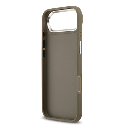 iPhone 17 Air Kılıf Guess Orjinal Lisanslı Grained 4G Metal Büyük Logolu Kapak