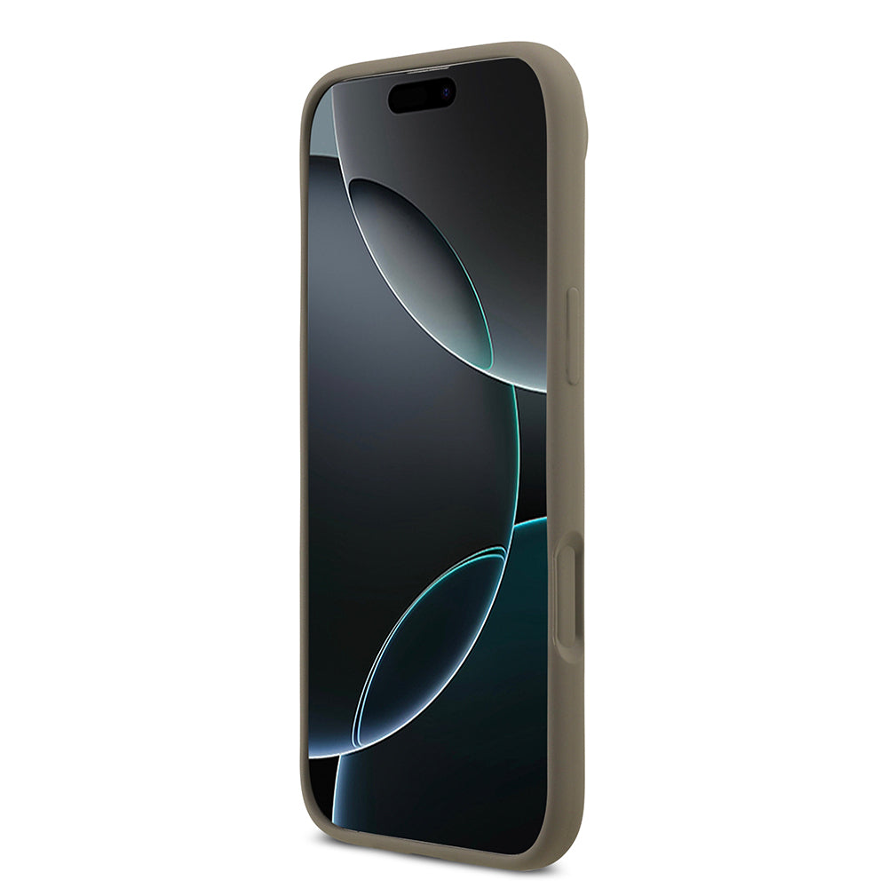 iPhone 17 Air Kılıf Guess Orjinal Lisanslı Grained Yazı Logolu Kapak