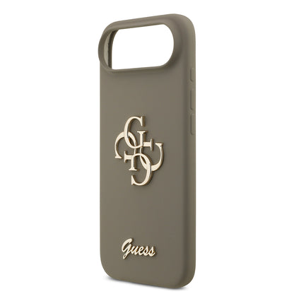 iPhone 17 Air Kılıf Guess Orjinal Lisanslı Grained Yazı Logolu Kapak