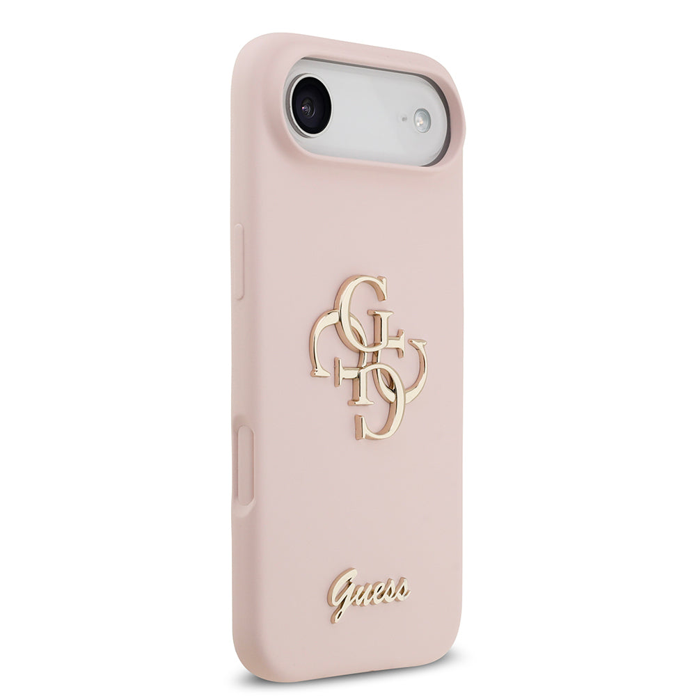 iPhone 17 Air Kılıf Guess Orjinal Lisanslı Grained Yazı Logolu Kapak