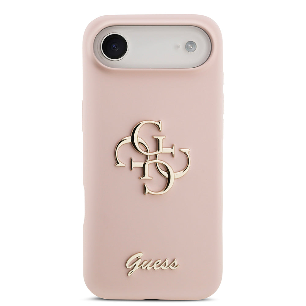 iPhone 17 Air Kılıf Guess Orjinal Lisanslı Grained Yazı Logolu Kapak