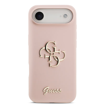 iPhone 17 Air Kılıf Guess Orjinal Lisanslı Grained Yazı Logolu Kapak