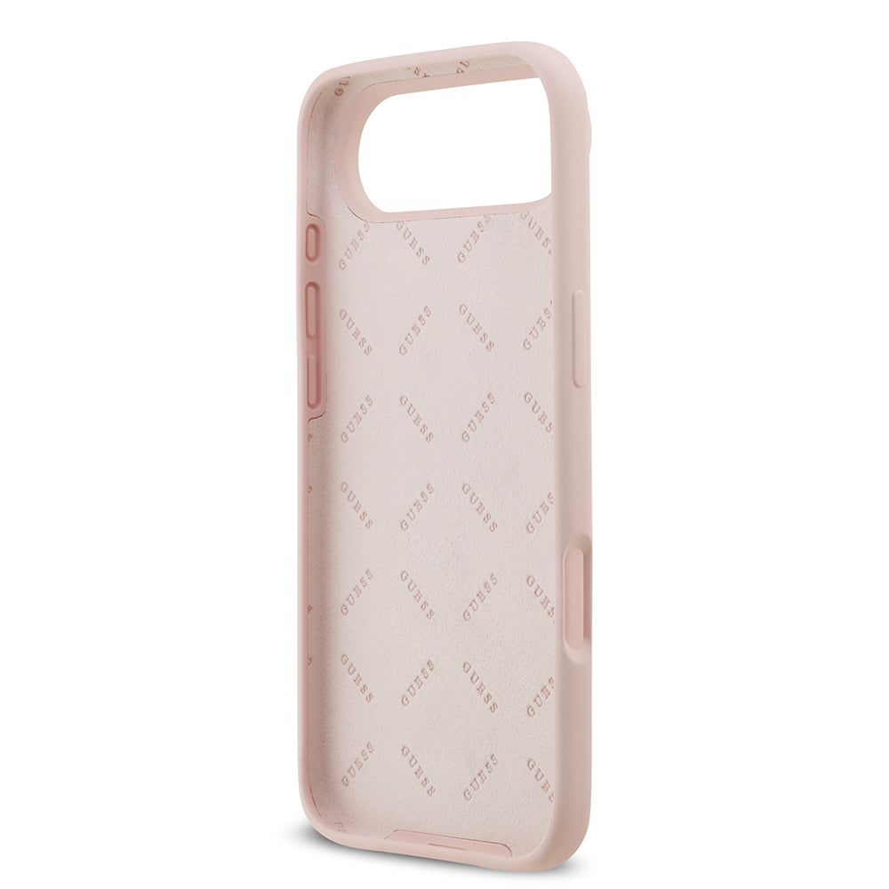 iPhone 17 Air Kılıf Guess Orjinal Lisanslı Grained Yazı Logolu Kapak