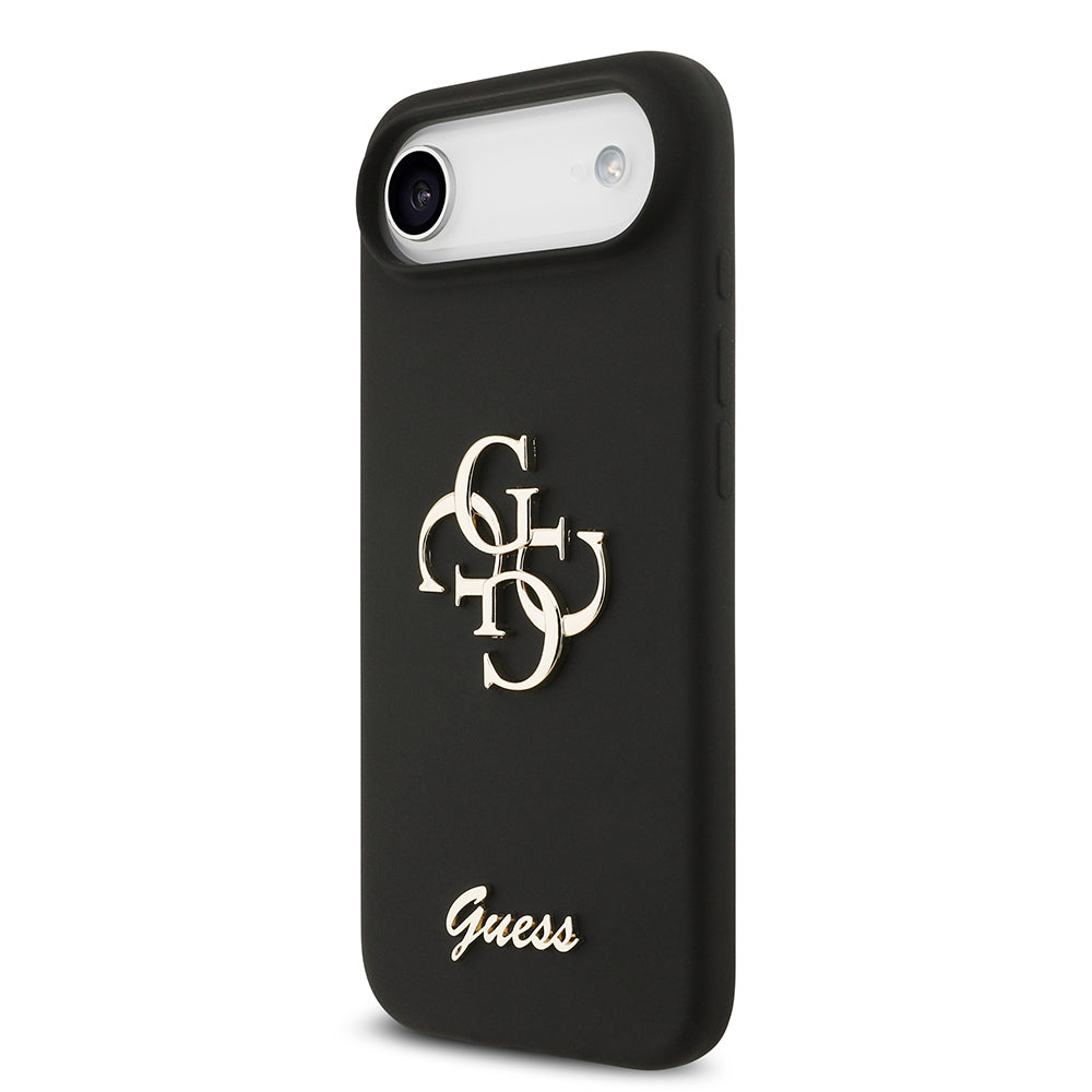 iPhone 17 Air Kılıf Guess Orjinal Lisanslı Grained Yazı Logolu Kapak