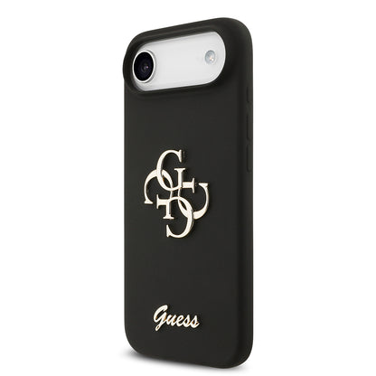 iPhone 17 Air Kılıf Guess Orjinal Lisanslı Grained Yazı Logolu Kapak
