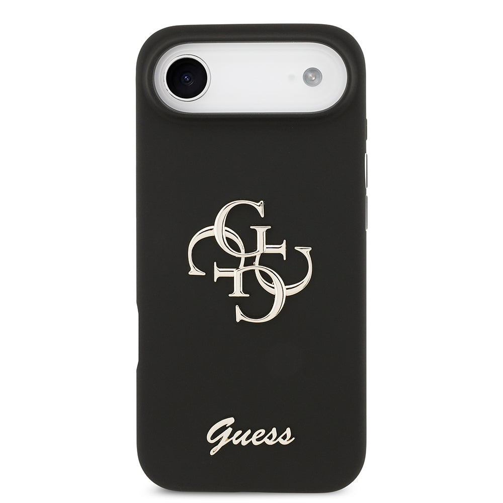 iPhone 17 Air Kılıf Guess Orjinal Lisanslı Grained Yazı Logolu Kapak
