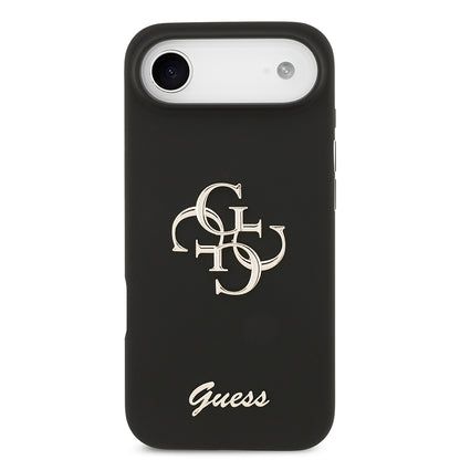 iPhone 17 Air Kılıf Guess Orjinal Lisanslı Grained Yazı Logolu Kapak