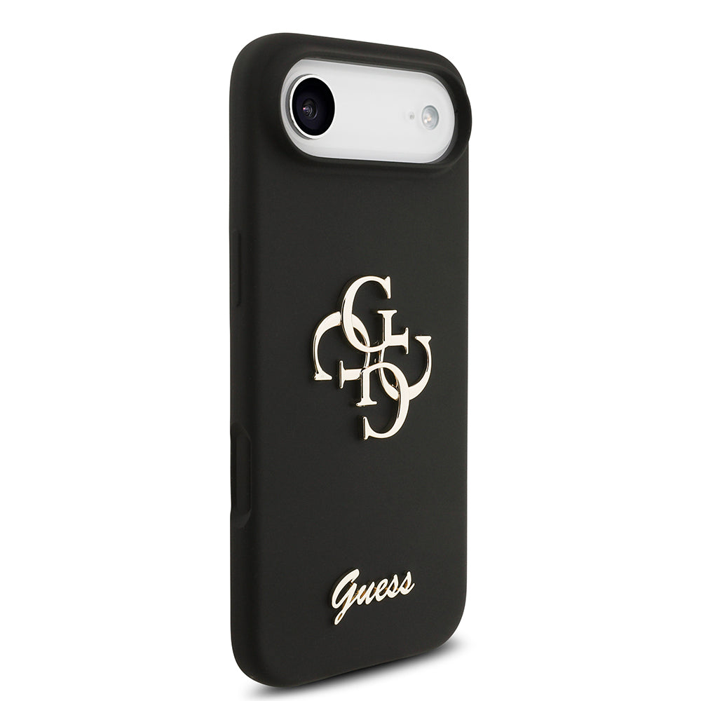 iPhone 17 Air Kılıf Guess Orjinal Lisanslı Grained Yazı Logolu Kapak