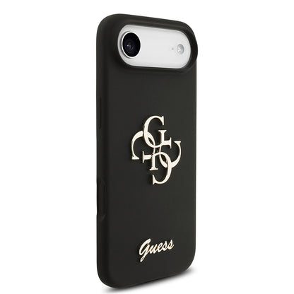 iPhone 17 Air Kılıf Guess Orjinal Lisanslı Grained Yazı Logolu Kapak
