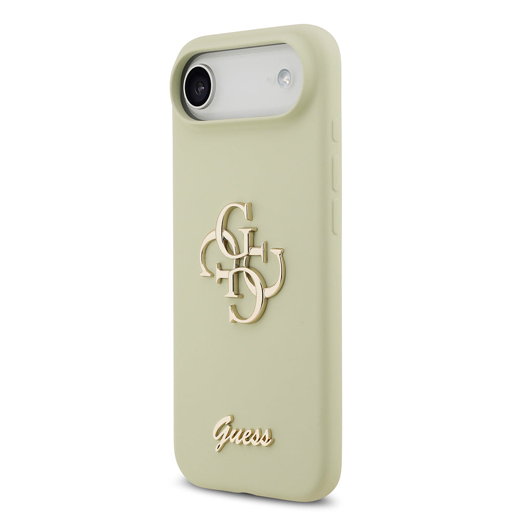 iPhone 17 Air Kılıf Guess Orjinal Lisanslı Grained Yazı Logolu Kapak
